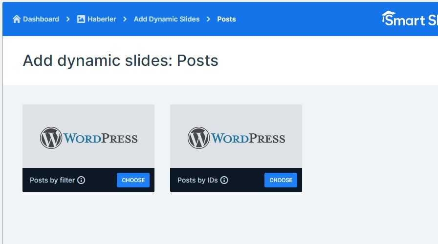 Wordpress add dynamic slides posts